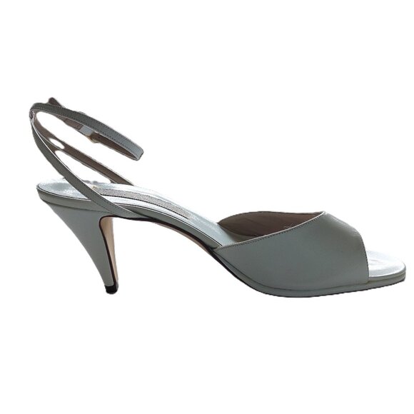 Enzo Angiolini Heels Italy, White, Size 7 - Picture 1 of 6